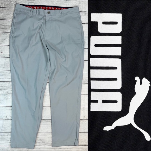 Puma Pants Puma Golf Mens Light Gray Golf Pants Chinos Size 36 X 3